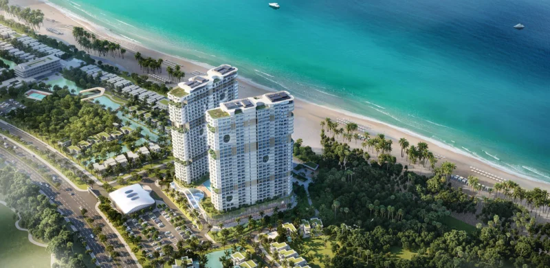 Phối cảnh toàn cảnh Maia Resort Hồ Tràm